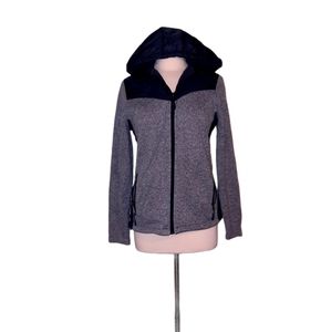 New Balance M Jacket Athletic Woman Gray Black Athleisure Yoga Running W…